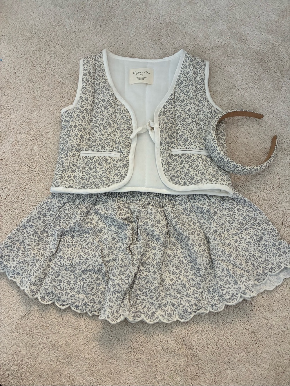 Adorable Rylee + Cru Matching Set with Headband